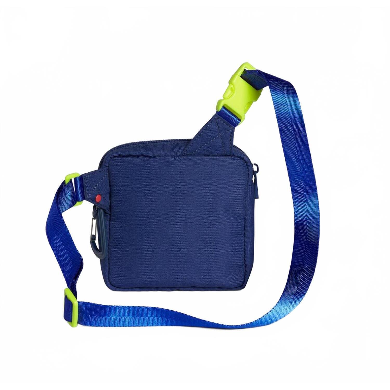 New State Bags Kids Lorimer Quilted Fanny Pack Bag In Navy/Neon — image 2 of 3